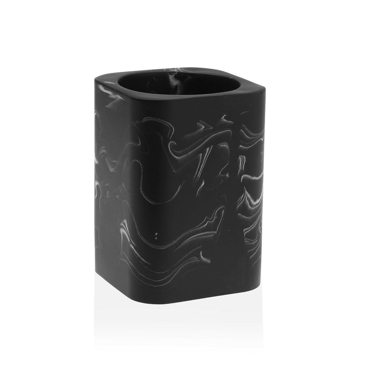 Obsidian Marble Toothbrush Holder