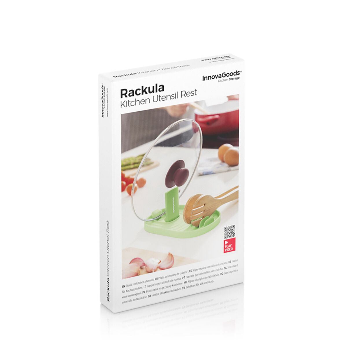 EcoGrip Green Kitchen Utensil Stand