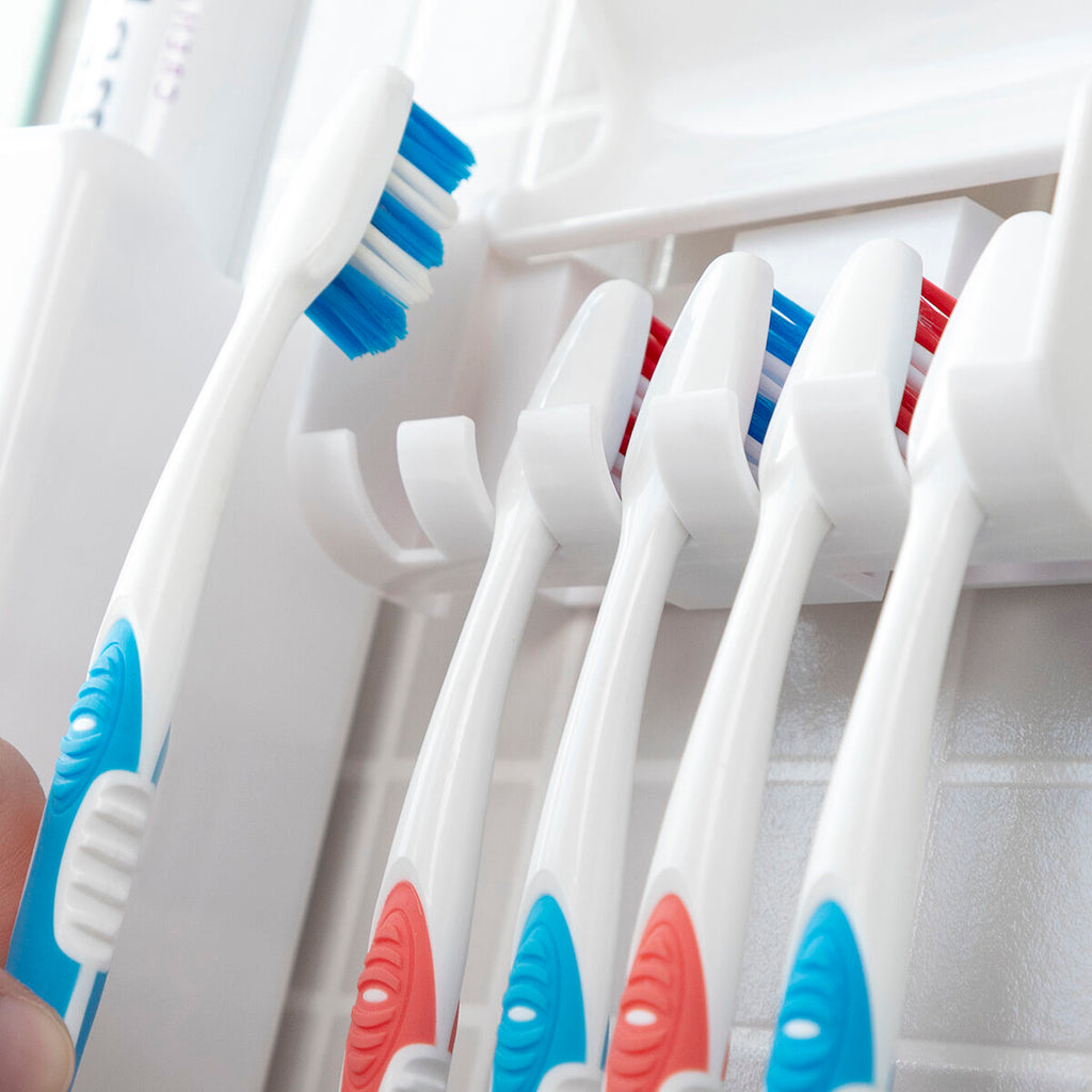 SqueezeEase Toothpaste Station
