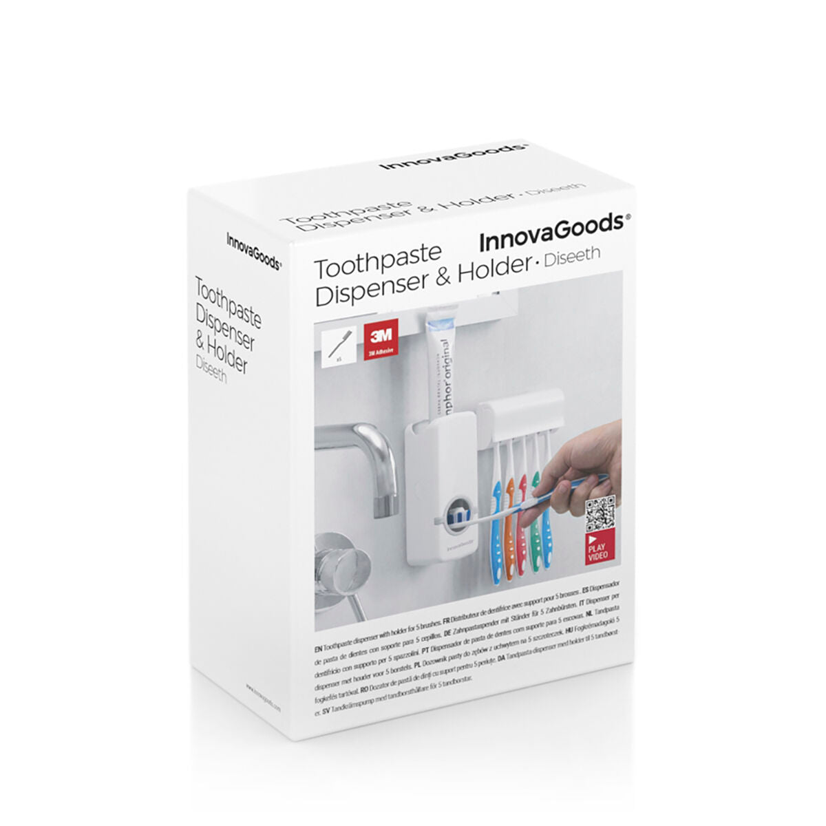 SqueezeEase Toothpaste Station