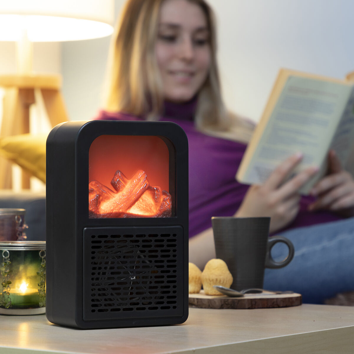 EmberGlow 3D Flame Tabletop Heater