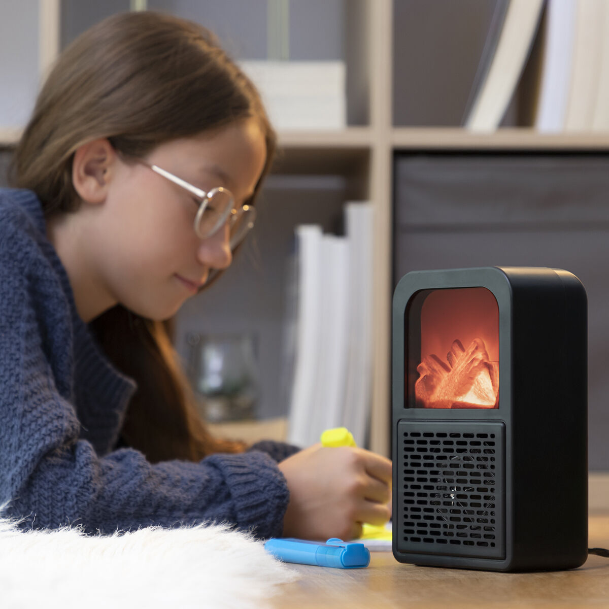 EmberGlow 3D Flame Tabletop Heater